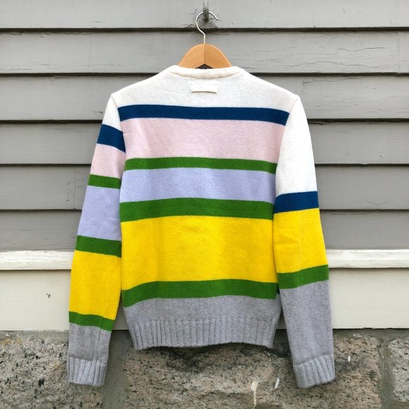 Vtg Gilmar Iceberg History Bugs Bunny Warner Bros 100% Virgin Wool Sweater Italy - Picture 5 of 16